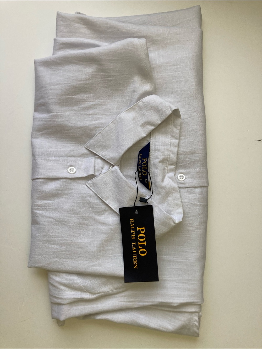 Polo Ralph Lauren Shirtdress Long Sleeve EU 52 XL 2XL 100% Cotton White - Picture 6 of 6
